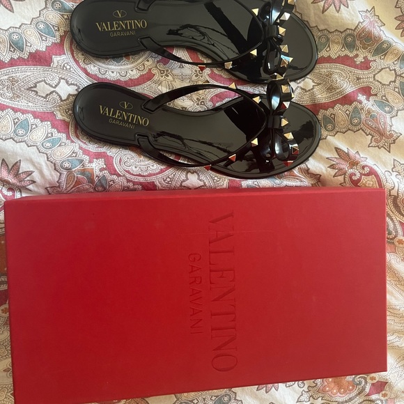 Valentino Rockstud Sandals - Picture 2 of 4